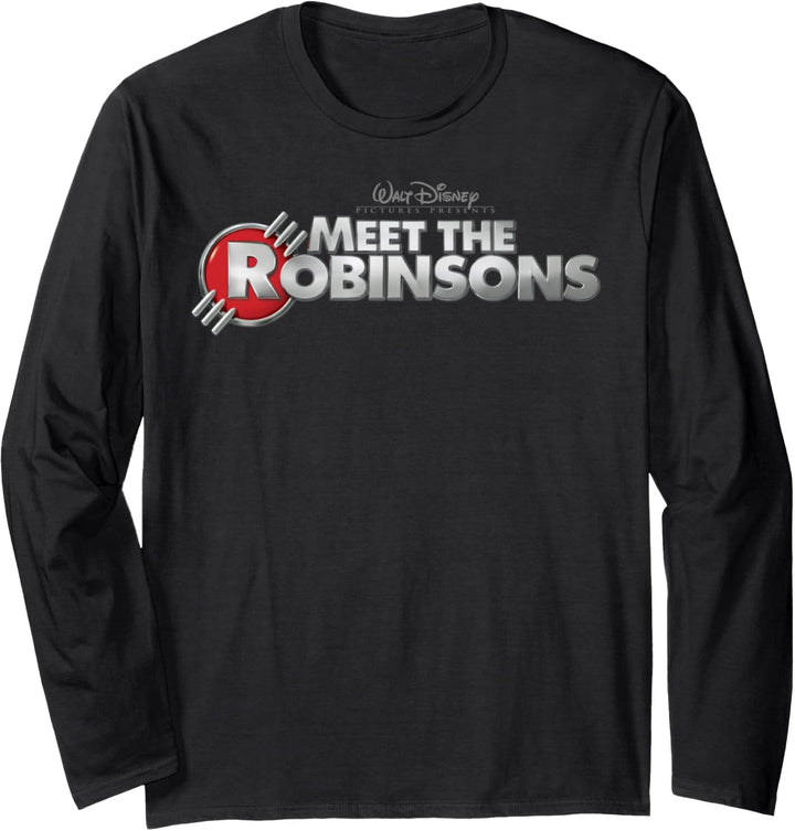 Disney Meet The Robinsons Chrome Movie Logo Langarmshirt