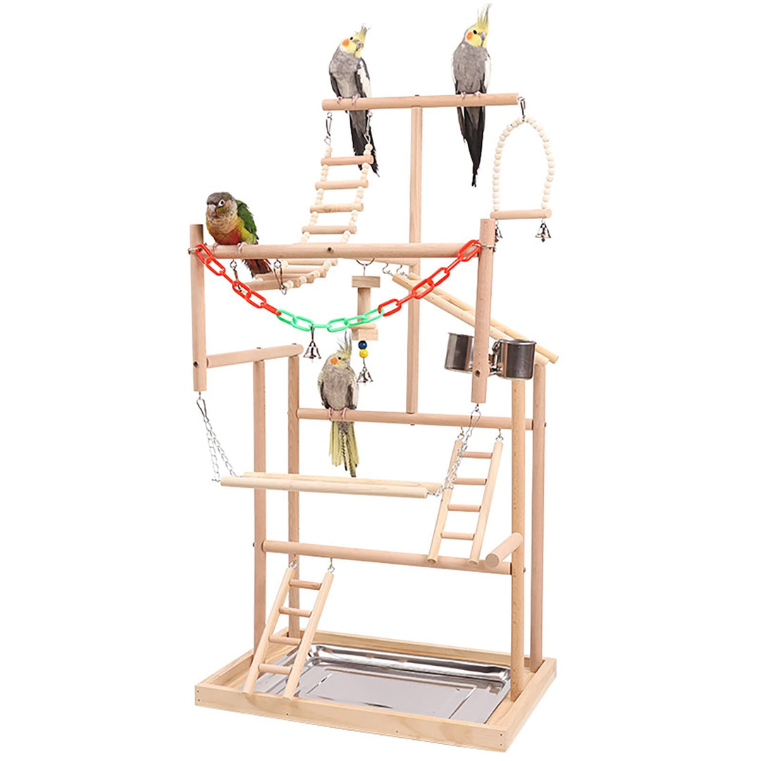 Wellensittiche Spielplatz, Vogelspielplatz, Spielplatz für wellensittiche, Parrot playstand, Vogelsp