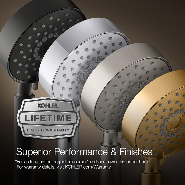 Kohler 72419-G-CP Erwachen Awaken Multifunktions-Duschköpfe, poliertes Chrom, Showerhead 1,75 GPM Sh