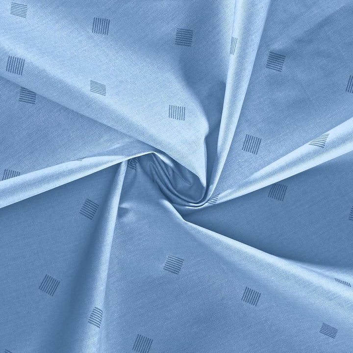 Erwin Müller abwaschbare Tischdecke, Tischwäsche Neuss im Rautendesign, blau Grösse 130x250 cm - acr