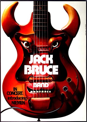 Jack Bruce - Songs for A Tailor, 1969 » Konzertplakat/Premium Poster | Live Konzert Veranstaltung |