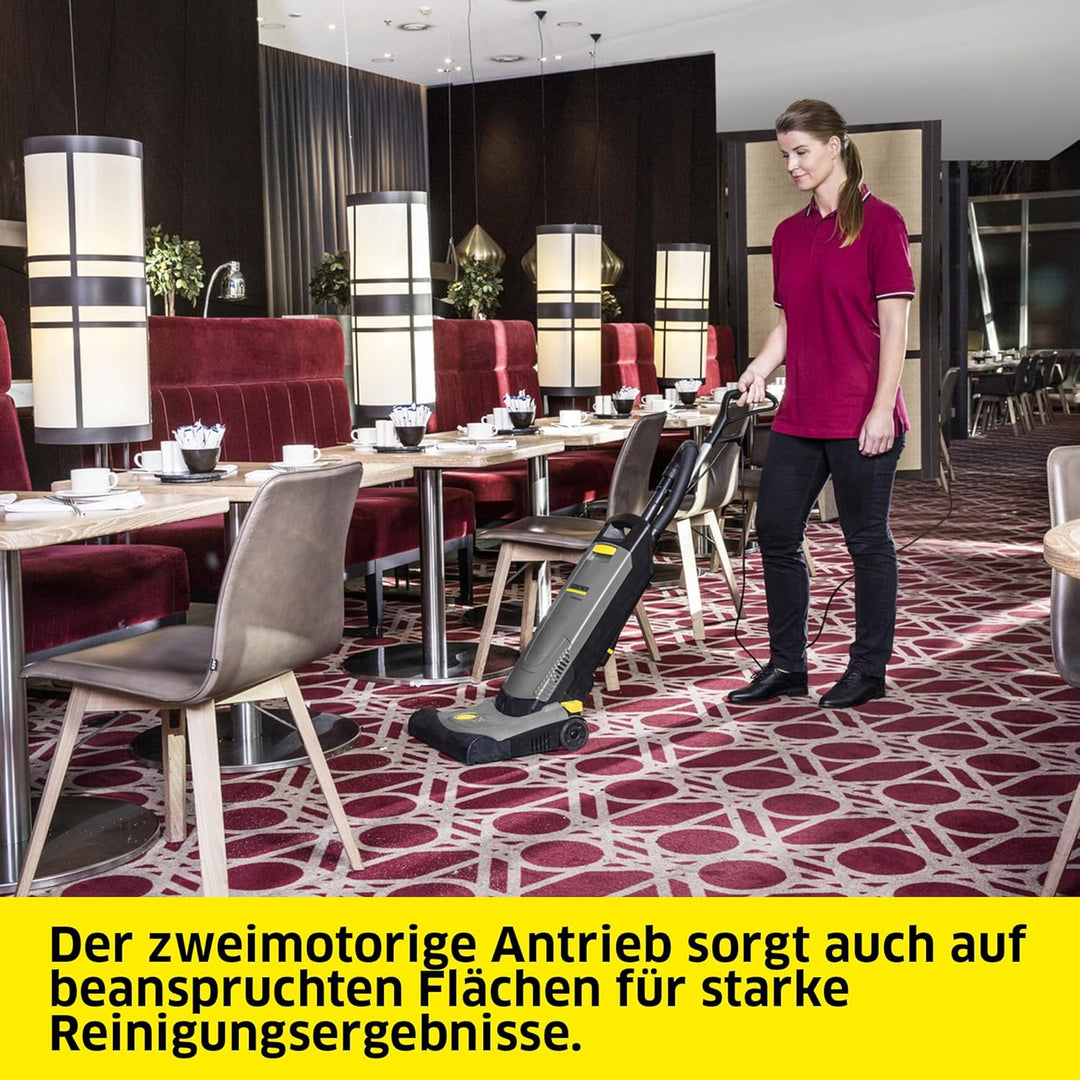 Kärcher Teppichbürstsauger CV 38/2 ADV, 20kPa Vakuum, 850 Watt Nennleistung, 38 cm Arbeitsbreite, 5,