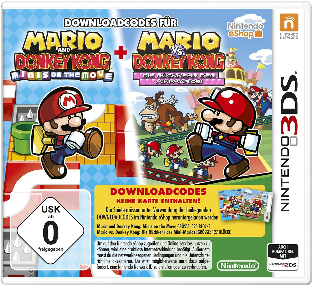 Mario and Donkey Kong: Minis on the Move und Mario vs. Donkey Kong: Die Rückkehr der Mini-Marios! [D