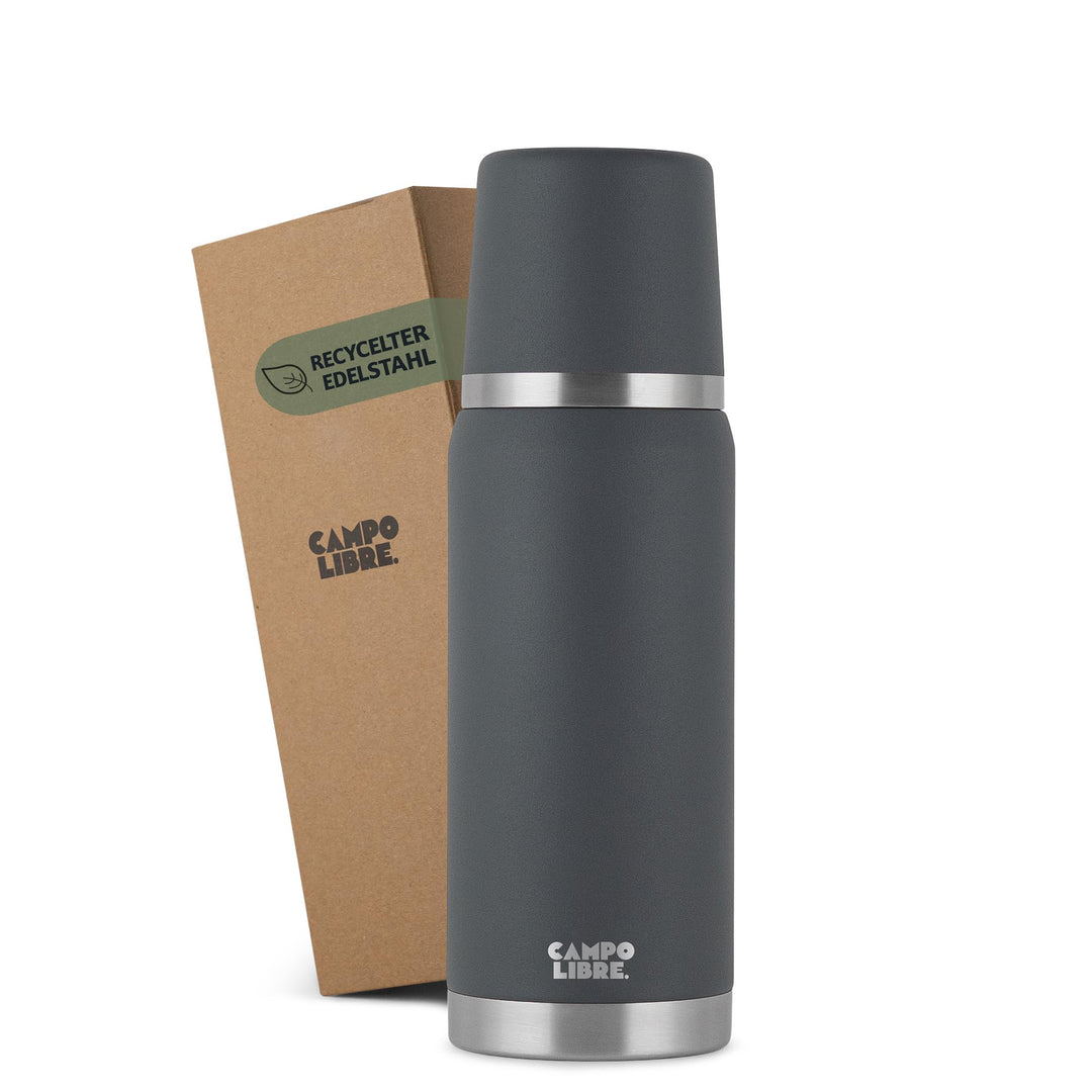 Campo Libre. Jaco® Thermoskanne 1L, 750ml, 500ml I Thermos mit Becher I Unsere Thermosflasche mind.