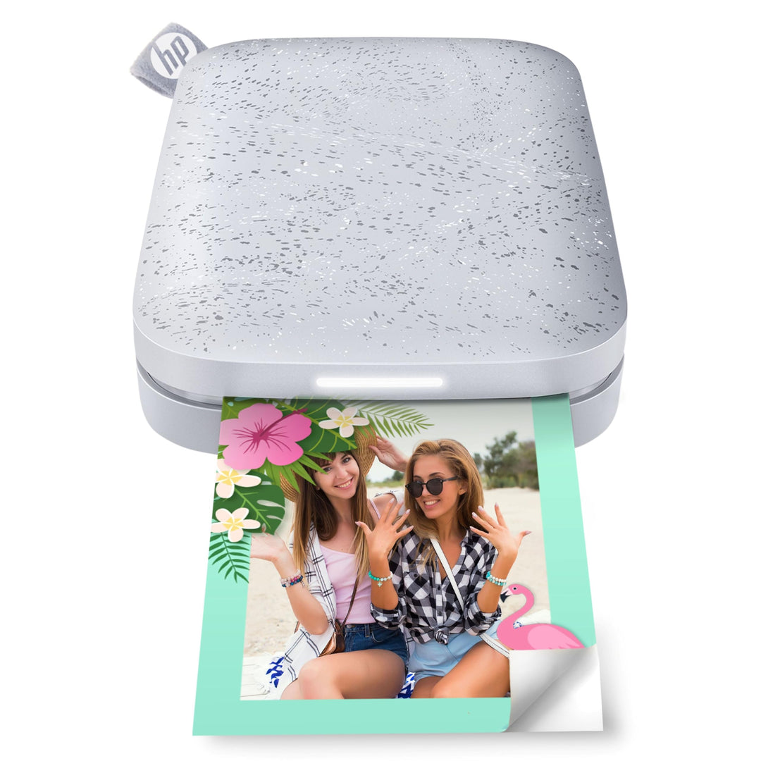 HP Sprocket 2x3" Sofortbilddrucker für Smartphones- Tragbarer, kabelloser Farbdrucker - Zink-Fotopap
