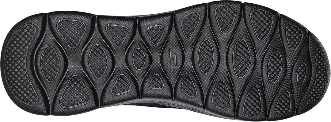 Skechers Herren Go Walk Flex No Hands Hausschuh 44.5 EU Black Textile, 44.5 EU Black Textile