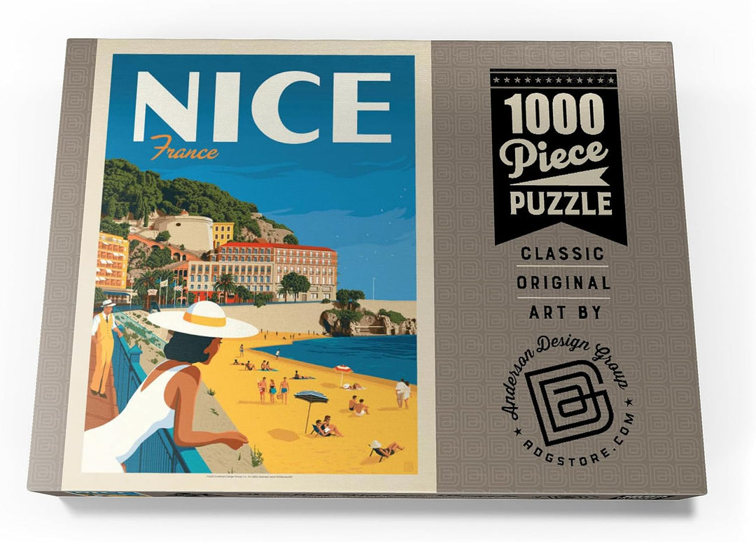 Frankreich: Nizza, Vintage Poster - Premium 1000 Teile Puzzle - MyPuzzle Sonderkollektion von Anders