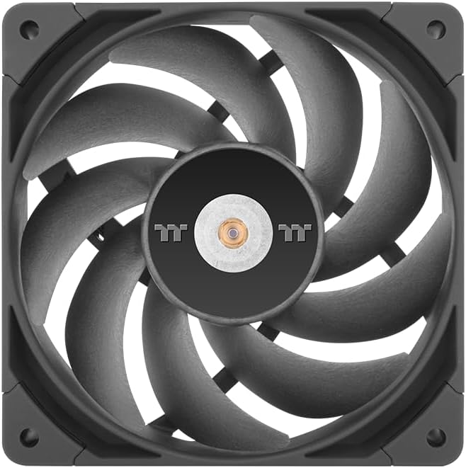 Thermaltake TOUGHFAN 12 Pro PC Cooling Fan | 1 Pack Black 1 x Fächerpackung 120MM Schwarz, 1 x Fäche