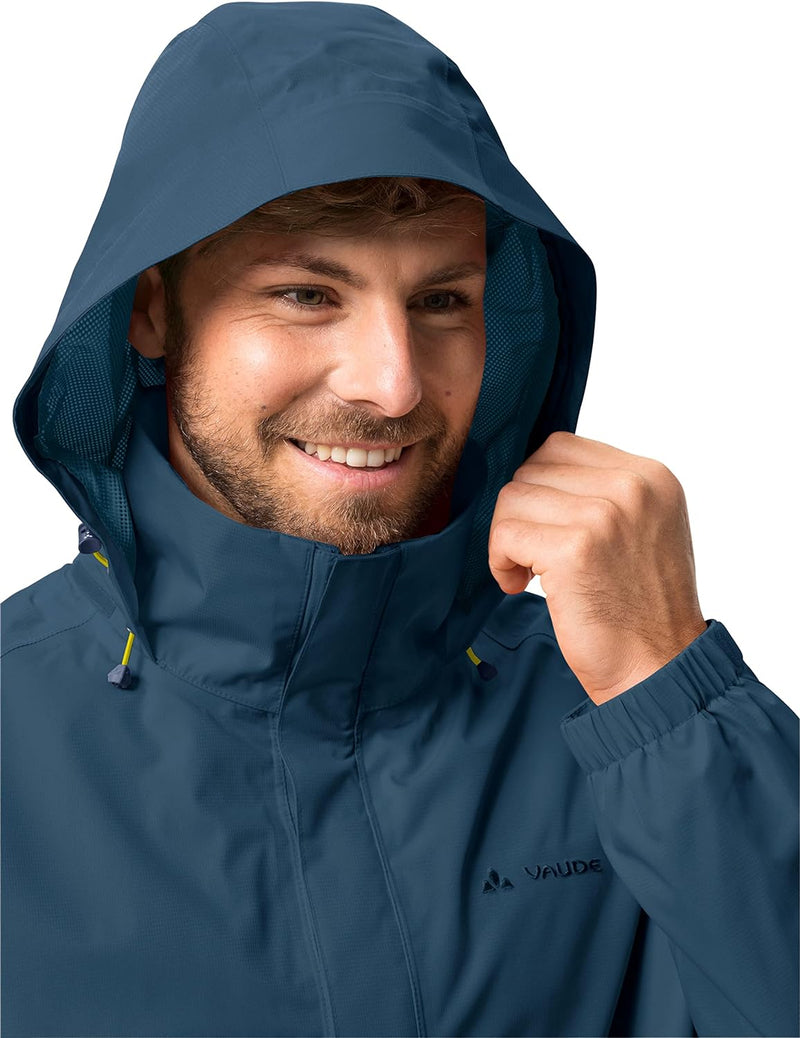 VAUDE Regenjacke Herren Escape Light, wasserabweisende Outdoor-Jacke, atmungsaktiver Windbreaker mit