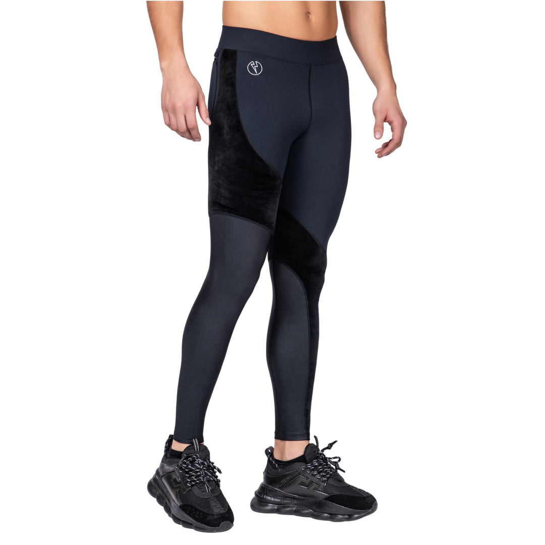 Kapow Meggings für Herren 'Supreme Range': Deluxe Kompressionsleggings mit Taschen für Streetstyle,