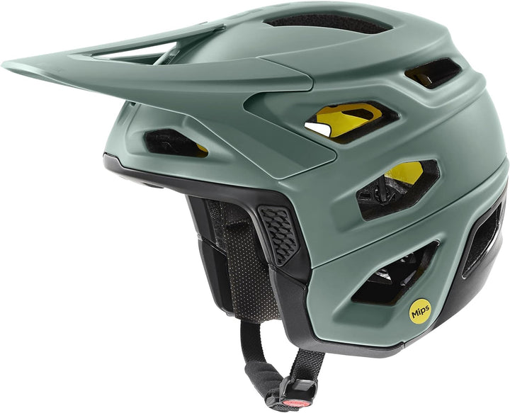 Uvex Revolt MIPS DH Fahrrad Helm matt grün/schwarz 2023 57-61 cm, 57-61 cm