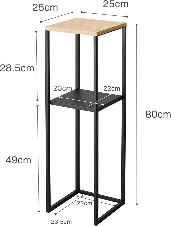 Yamazaki Tower Beistelltisch, Schwarz, One Size Schwarz One Size, Schwarz One Size