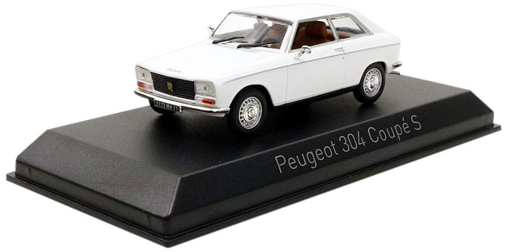 Norev-304 S Coupe 1973 Peugeot Miniatur-Fahrzeug, Weiss, Massstab 1:43