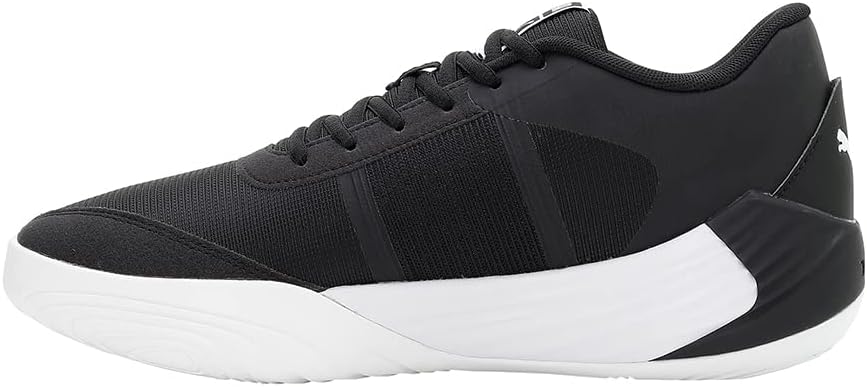 PUMA Unisex Fusion Nitro Team Basketballschuh, 42.5 EU Puma Black Puma White