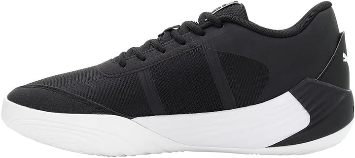 PUMA Unisex Fusion Nitro Team Basketballschuh, 42.5 EU Puma Black Puma White