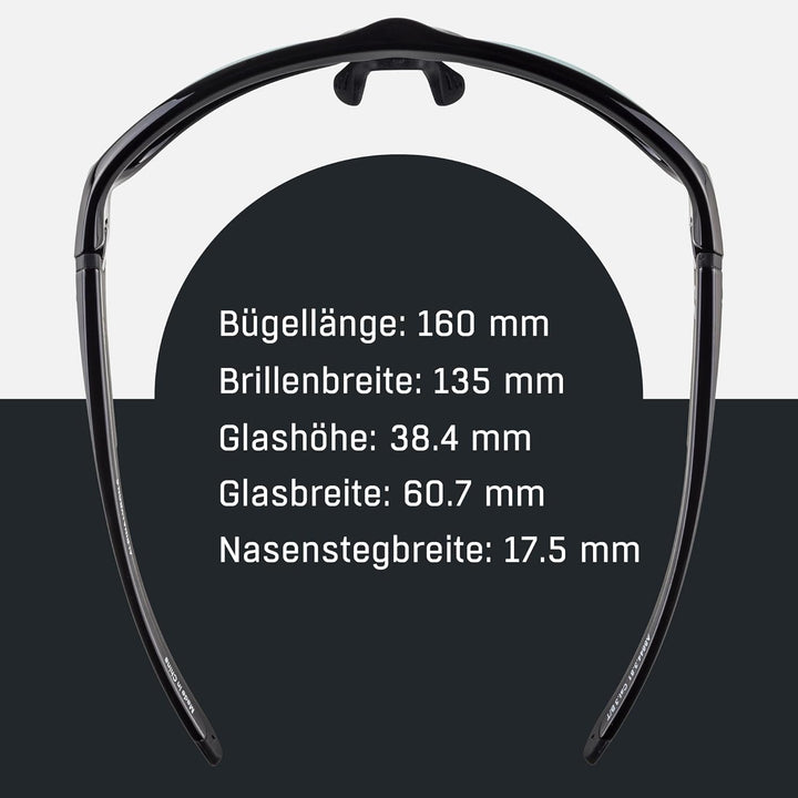 ALPINA LYRON S - Verspiegelte und Bruchsichere Sport- & Fahrradbrille Mit 100% UV-Schutz Für Erwachs