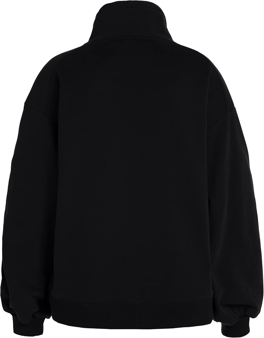 Ulla Popken Damen grosse Grössen Übergrössen Plus Size Sweatshirt, Kängurutasche, Oversized, Stehkra