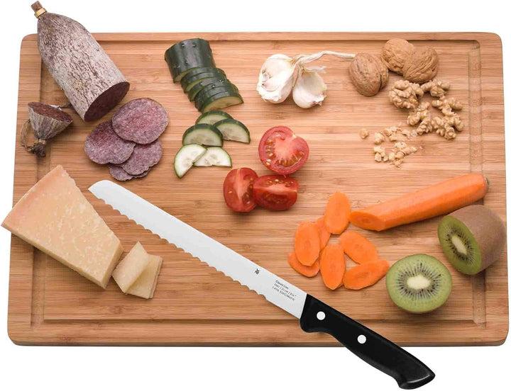 WMF Grand Class Santokumesser 33 cm, Spezialklingenstahl, Griff vernietet, 18 cm & Classic Line Brot