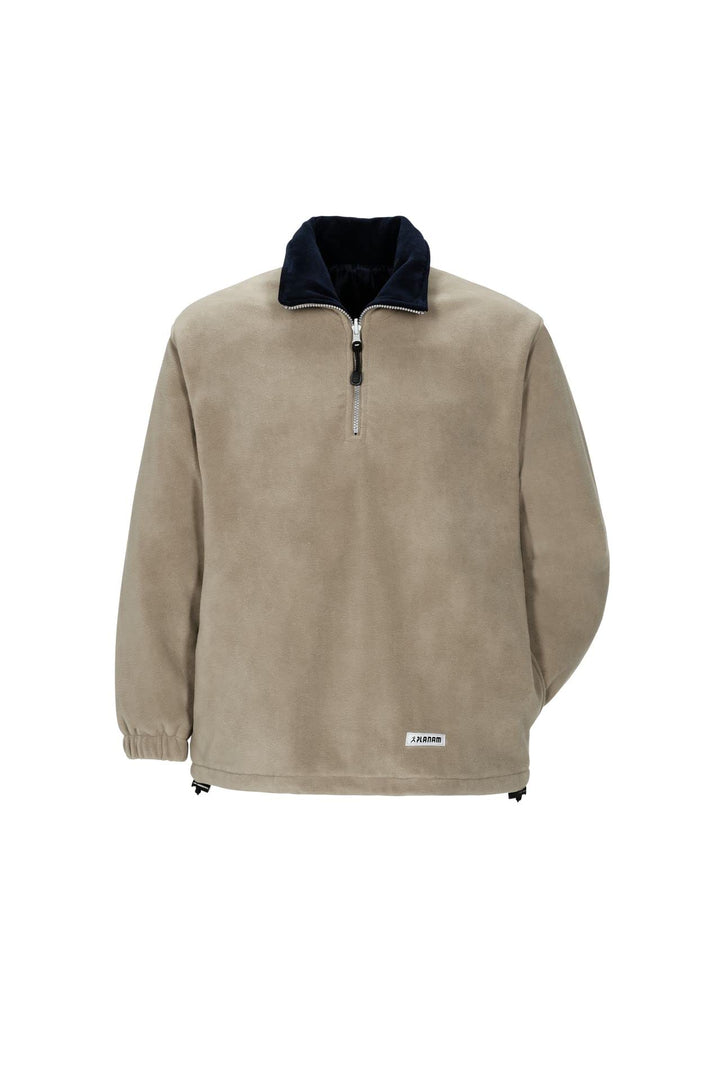 Planam Outdoor Fleece Herren Relax Fleecetroyer camel marine Modell 0351 Grösse S camel/marine S, ca