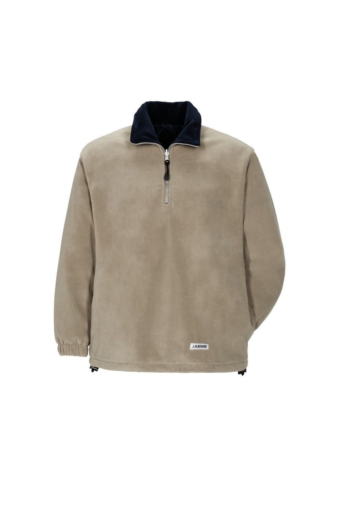 Planam Outdoor Fleece Herren Relax Fleecetroyer camel marine Modell 0351 Grösse XL camel/marine XL,
