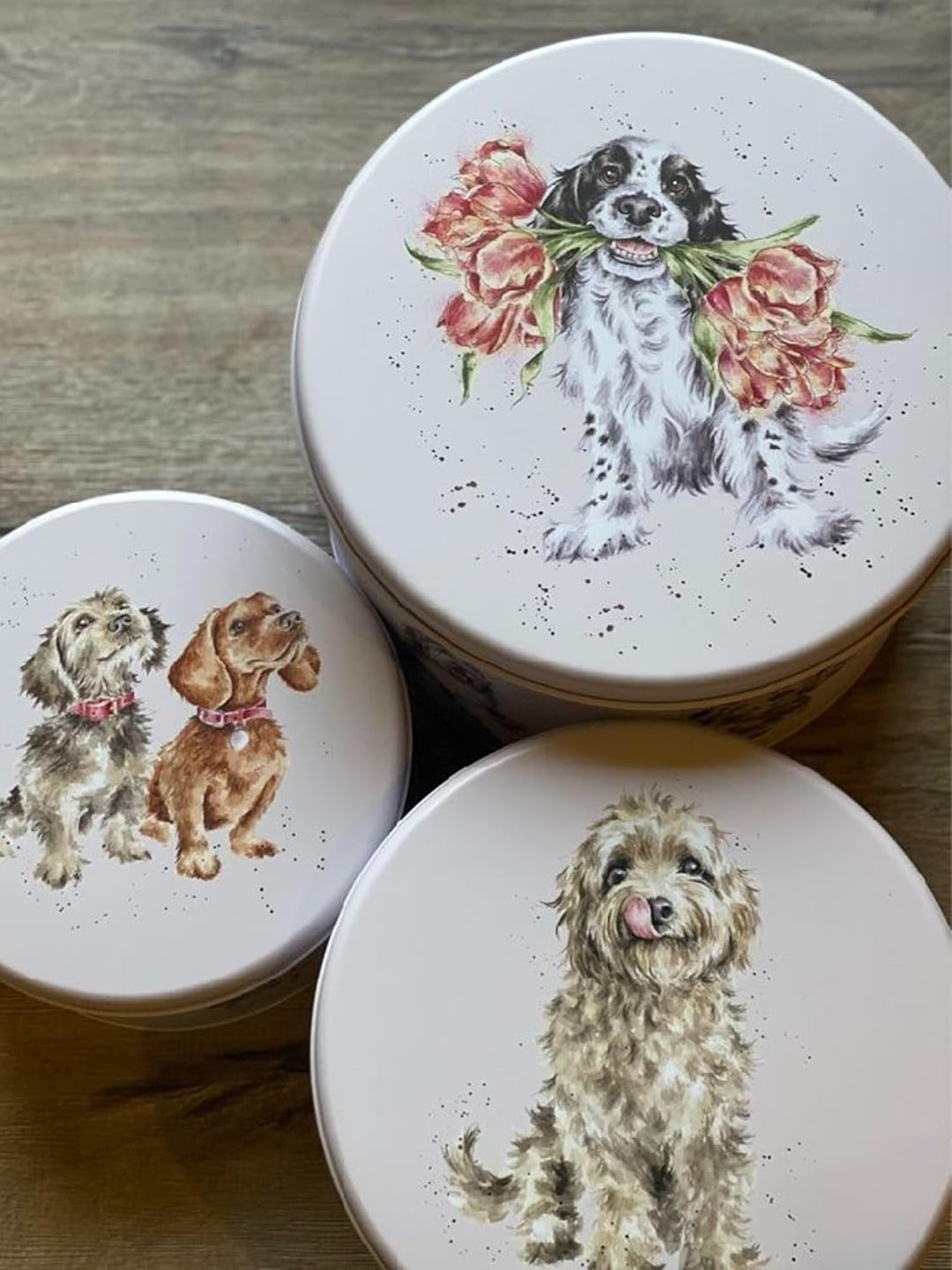 Wrendale Designs by Hannah Dale - A Dog's Life Kuchenform, 250 mm, 225 mm und 195 mm Durchmesser, A