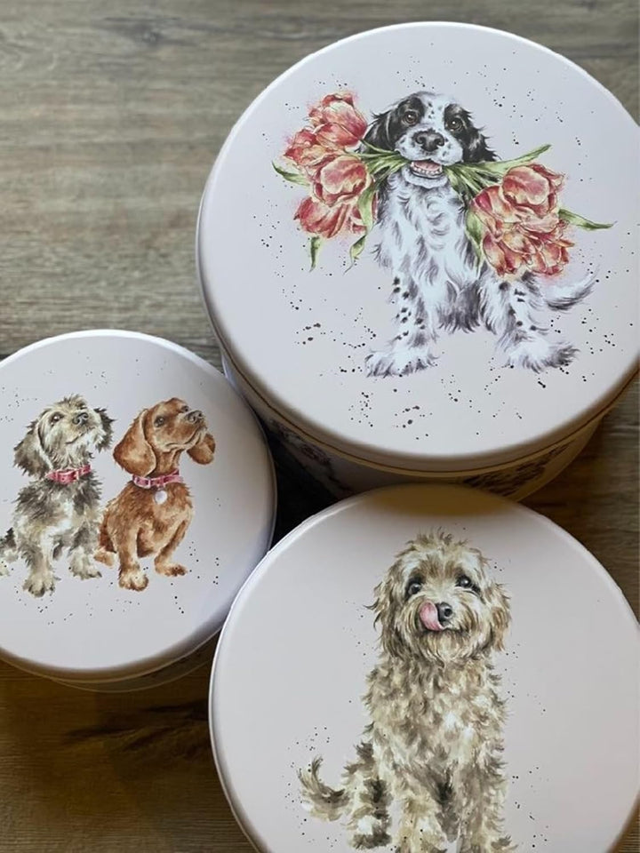Wrendale Designs by Hannah Dale - A Dog's Life Kuchenform, 250 mm, 225 mm und 195 mm Durchmesser, A