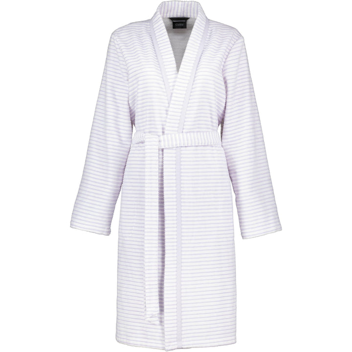 Cawö Home Bademäntel Damen Kimono Struktur 1214 flieder - 86 XS XS flieder - 86, XS flieder - 86