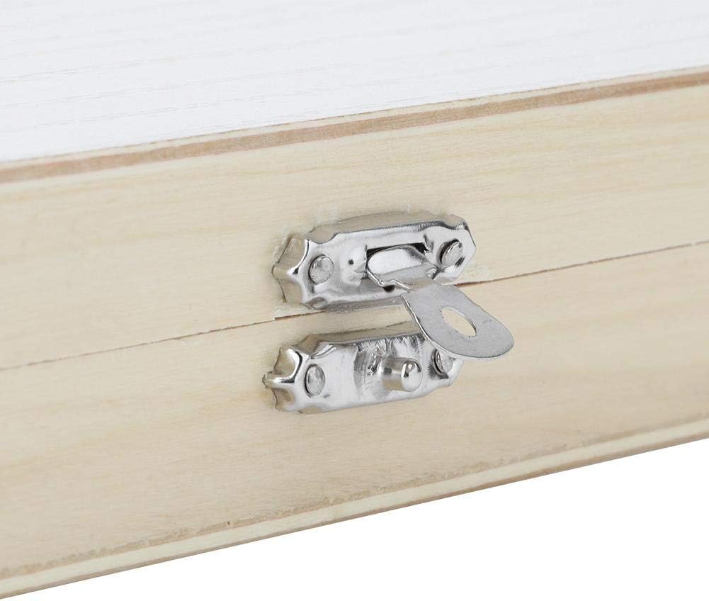 100PCS Reines Massivholz handgefertigt Biologie Glas vorbereitet Mikroskop Objektträger Proben Holzd