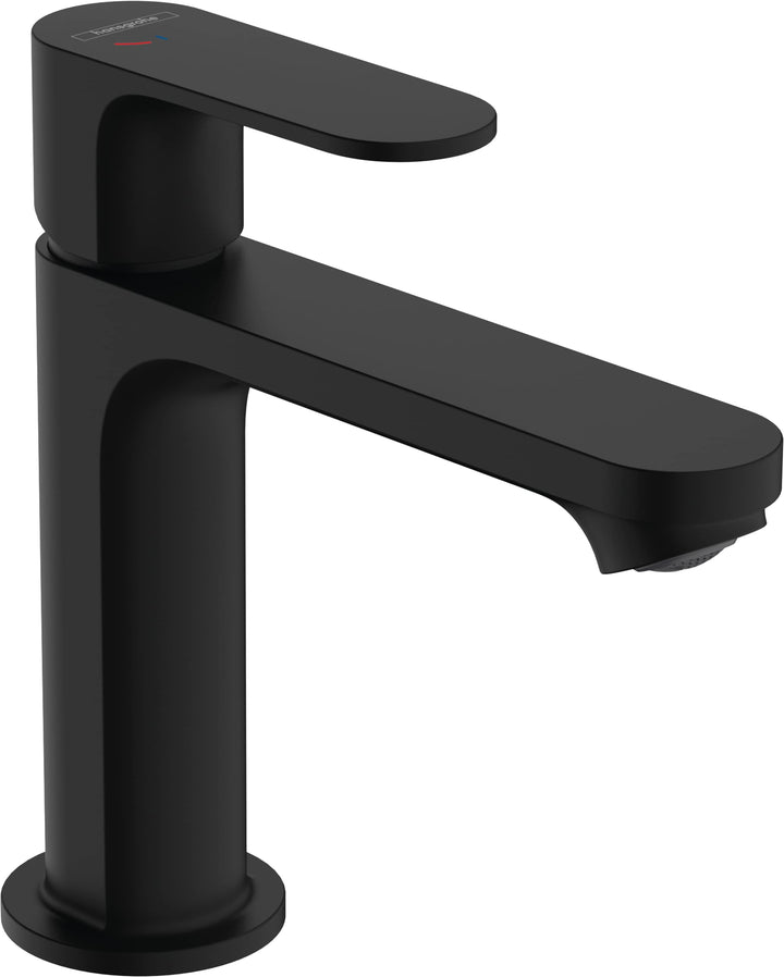 hansgrohe Rebris S - Waschtischarmatur mit Zugstangen-Ablauf aus Metall, energiesparend (CoolStart),