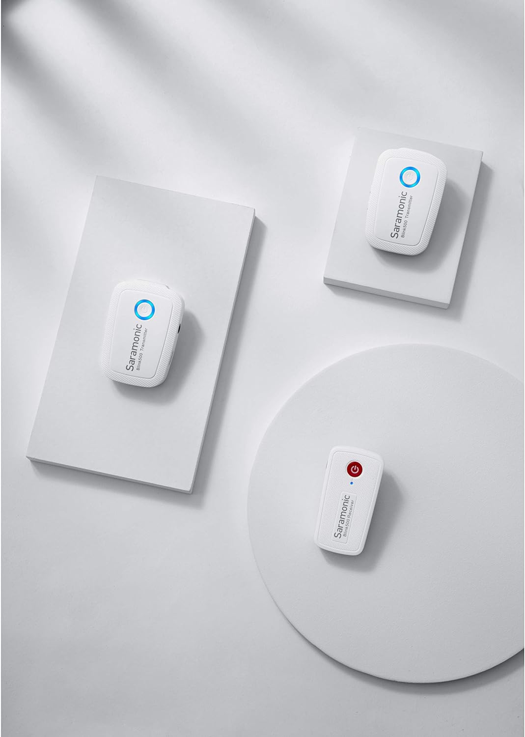 Saramonic Blink500 B2W drahtloses 2,4-GHz-2-Personen-Mikrofon-Clip-On-Mikrofonsystem mit Lavalier un