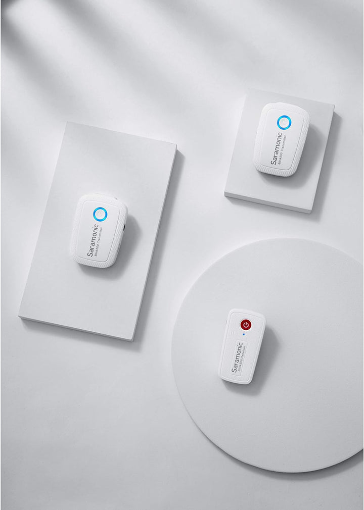 Saramonic Blink500 B2W drahtloses 2,4-GHz-2-Personen-Mikrofon-Clip-On-Mikrofonsystem mit Lavalier un