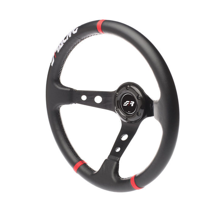 Simoni Racing GVL350/P Gravel Universal Steering Wheel, Schwarz