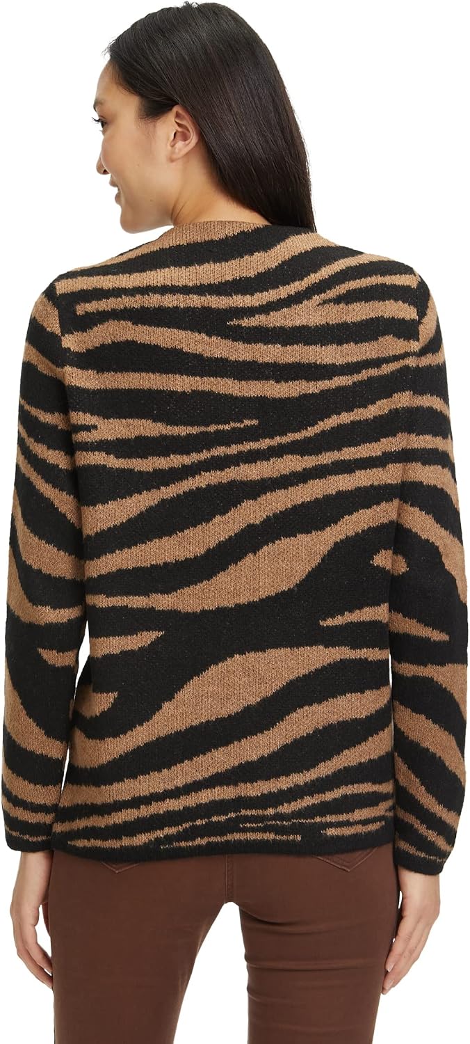 Cartoon Damen Pullover 36 Black/Brown, 36 Black/Brown