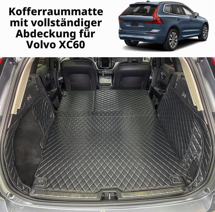 Kofferraumwanne kompatibel mit Volvo XC-60 (XC60) 2017-2025 Kofferraummatte Kofferraum schutzmatte