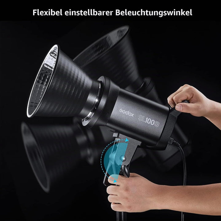 GODOX SL100D Kompakte LED-Videoleuchte Fotografie-Aufhelllicht 100W 5600K 8 Eingebaute FX-Beleuchtun