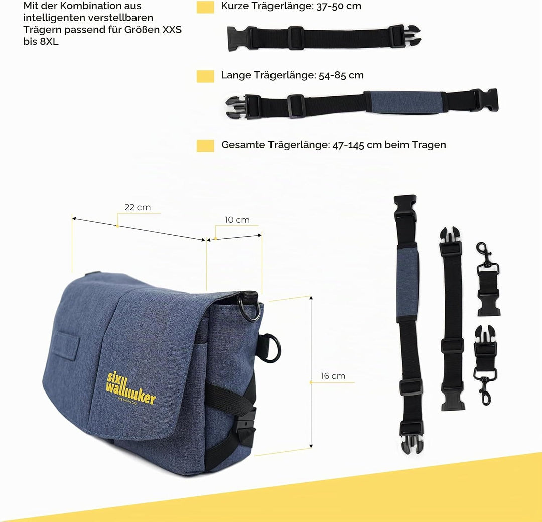 Arrivly SixWalker Gassi Tasche Hund Leckerlibeutel für Hunde mit Magnetverschluss, Praktischer Hunde