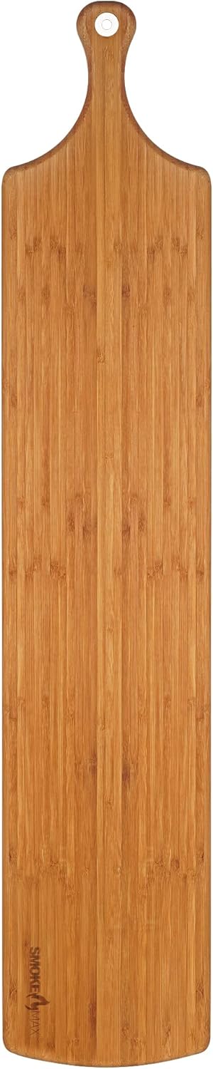 smokemax® L - Long Version Servierbrett dark bamboo (ca. 90x17x2cm), Schneidebrett, Designbrett aus