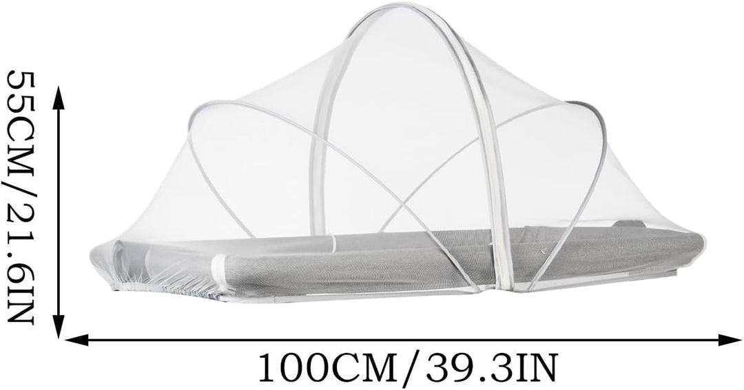 Für Stubenwagen, Netz, atmungsaktiv, faltbar, für Kinderbett, Kinderwagen, Terrasse, Hängematte für
