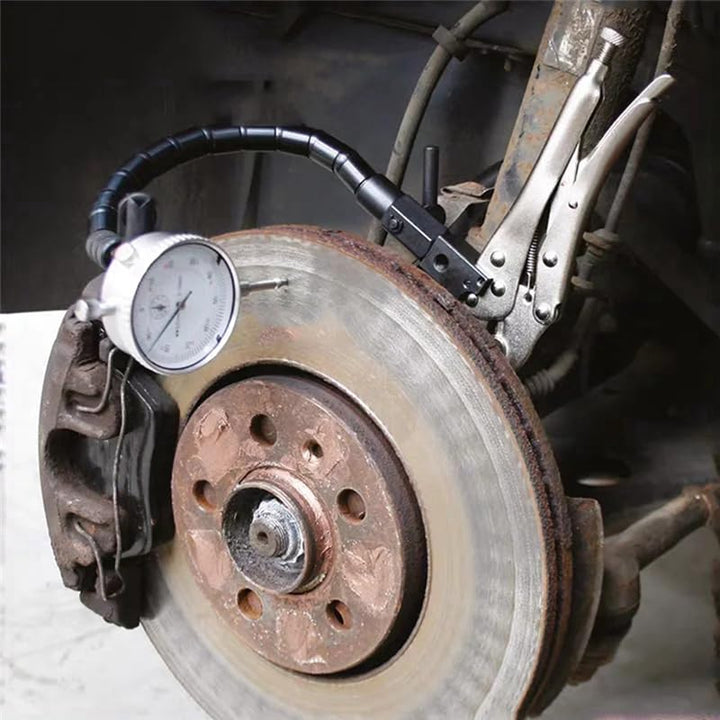 Dytabepl Bremsscheiben Messvorrichtung mit 0-10 mm Messuhr, Auto-Bremsscheiben-Schlagfestigkeitsprüf