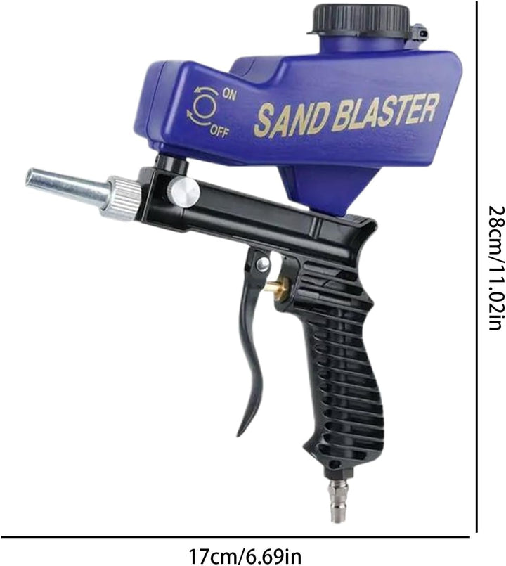 Portable Sandblasting Machine, Handheld Power Sander Tool, Rust Removal Equipment for Metal Paint Re