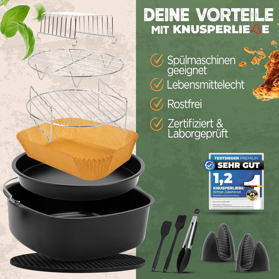 Heissluftfritteuse Zubehör für COSORI Turbo Tower Pro Smart 10,8L - COSORI Turboblaze 6L, 5,5L - Air