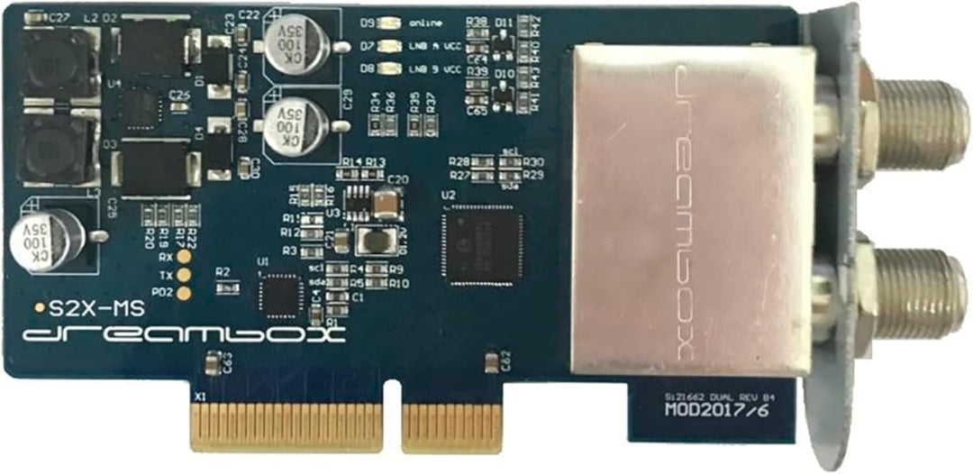 Dreambox DVB-S2X Multi-Stream Dual Tuner Silber