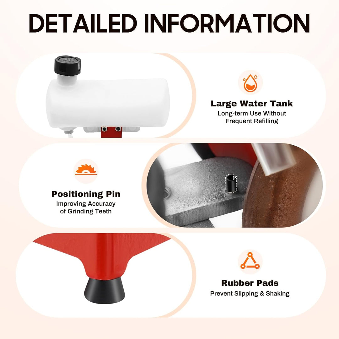 Sägeblatt Schärfgerät 370W, 2850rpm Sägeblattschärfgerät Kreissägeblatt Schärfgerät Schärfmaschine f