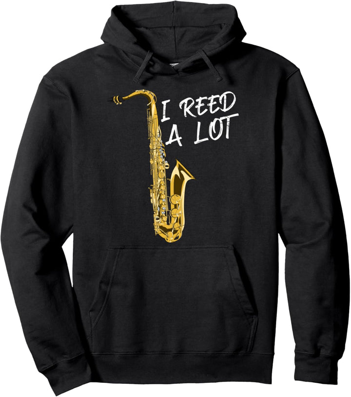 Lustiges Jazz Musiker Saxophonist Geschenk Saxophon Pullover Hoodie