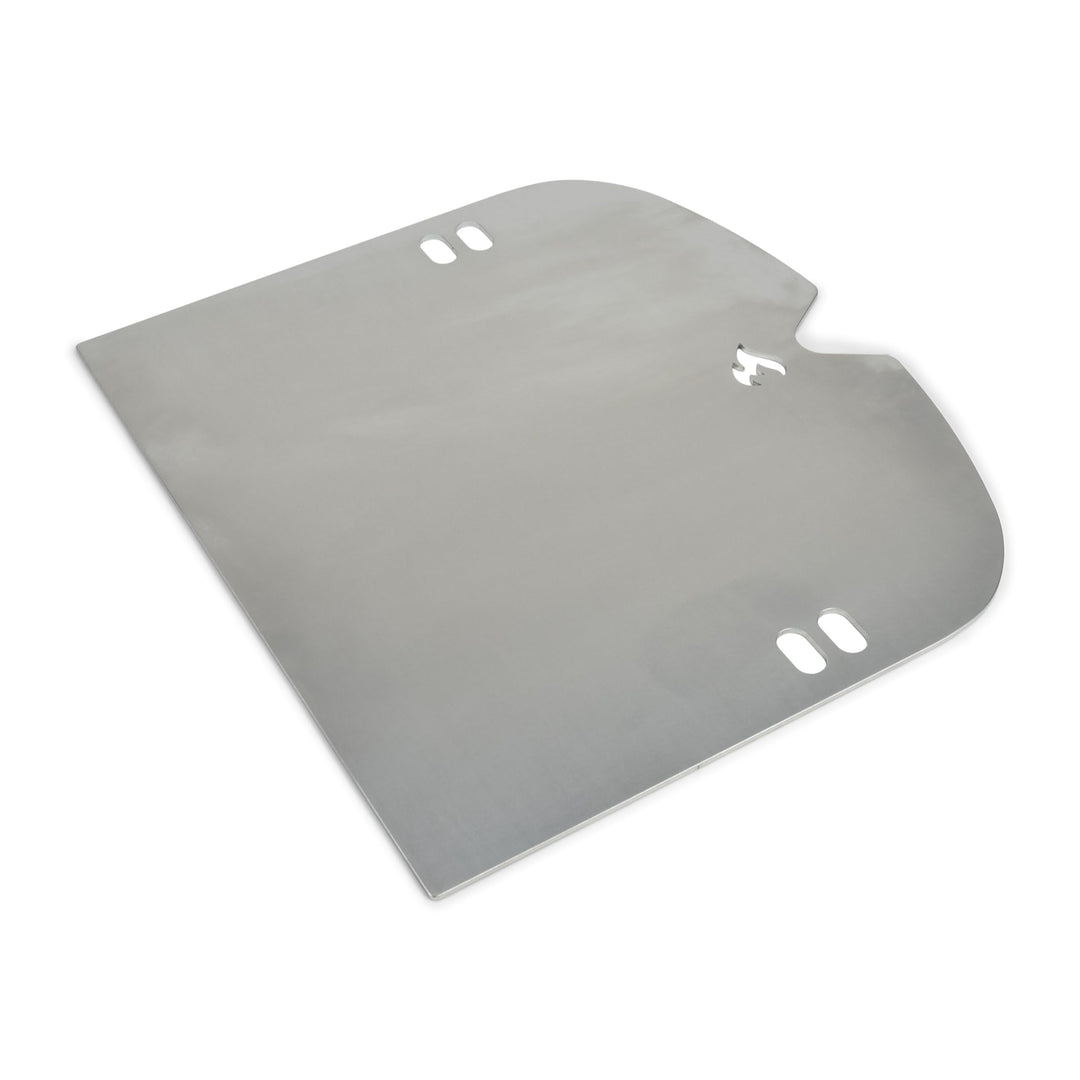 Grillrost.com Das Original Edelstahl Grillplatte | Plancha passend für Weber Traveler - ersetzt eine