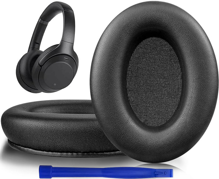 SOULWIT Lammfell Ersatzpolster Ersatz Ohrpolster für Sony WH-1000XM3 (WH1000XM3) Over-Ear Kopfhörer,