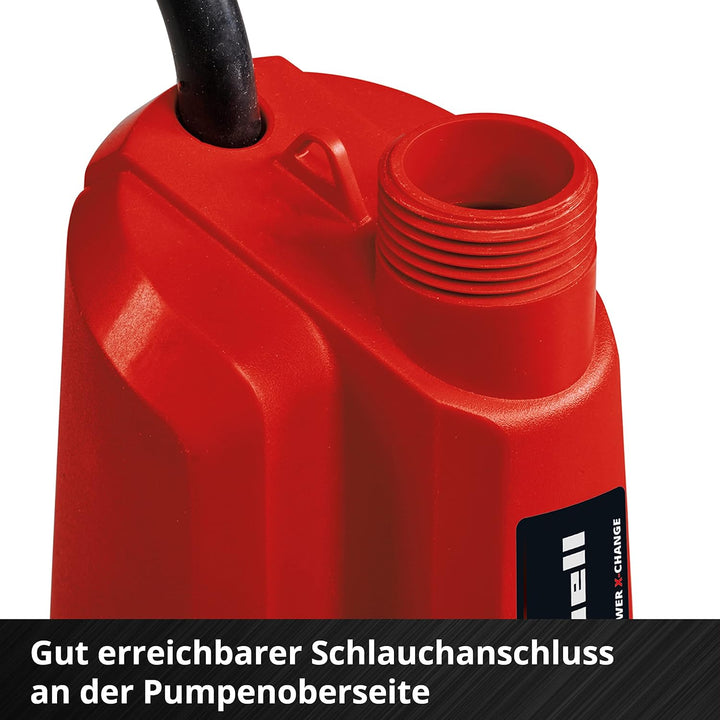 Einhell Akku-Tauchdruck/Regenfasspumpe GE-PP 18 RB Li Power X-Change (Li-Ion, 18 V, Förderdruck max.
