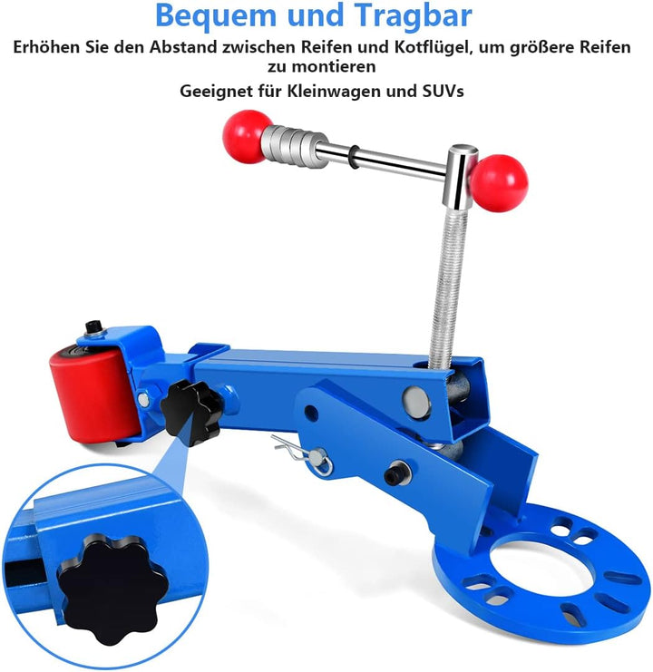 COSTWAY Bördelgerät Bördelrolle, Bördelwerkzeug für Kotflügel Pkw/Kfz/LKW, Profibördelgerät Fenderro