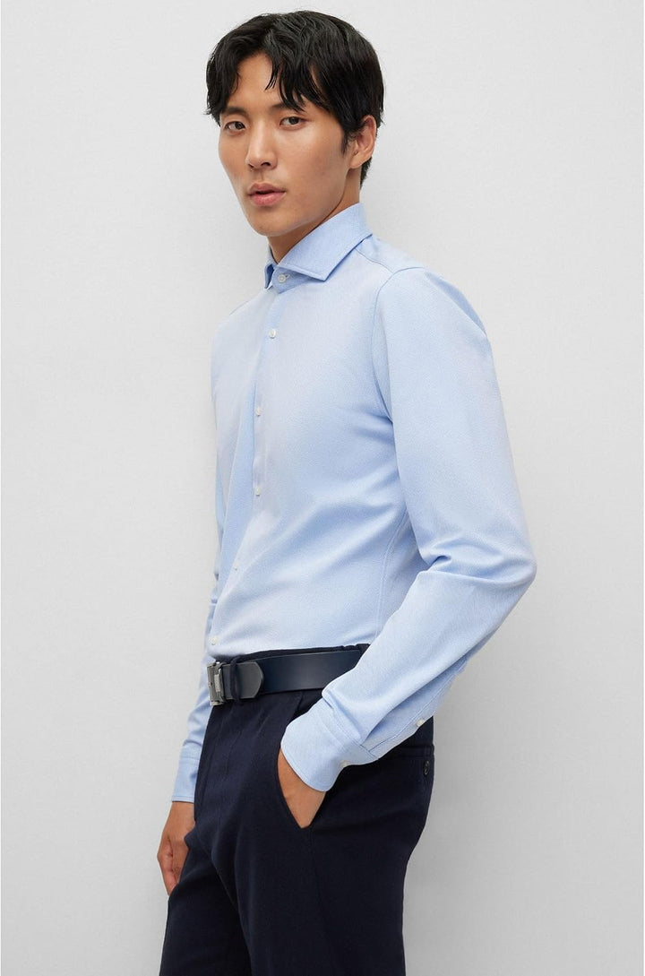 BOSS Herren Hemd P-Hank-Spread 38 Hellblau450, 38 Hellblau450