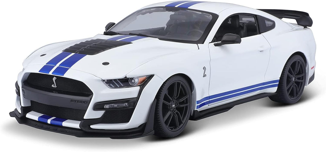 Maisto Mustang Shelby GT500 (2020): Modellauto im Massstab 1:18, Türen, Kofferraum und Motorhaube zu